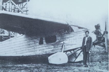 Первый экземпляр самолёта САМ-5. Построен в 1933 г.