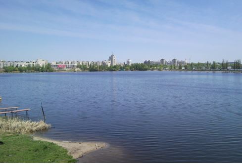 Вид на Воронежское водохранилище