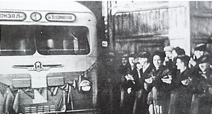 Первый воронежский троллейбус. 6 ноября 1960 г.