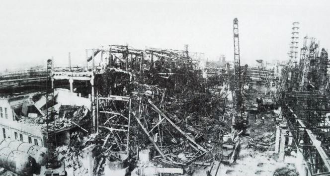 Завод после аварии 1967 г.
