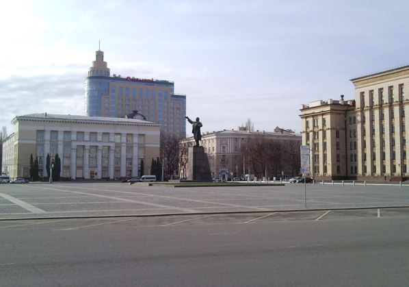 Площадь 20-летия Октября, ставшая в 1956 г. площадью Ленина