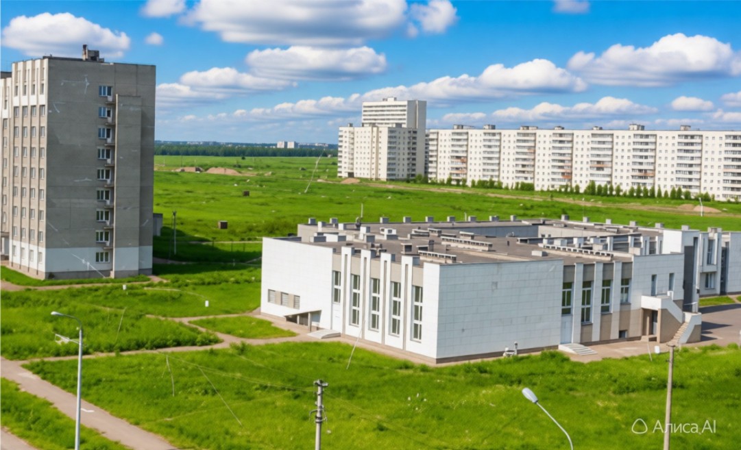 Воронежский институт искусств. Начало 1980-х гг. Фото восстановлено ИИ.