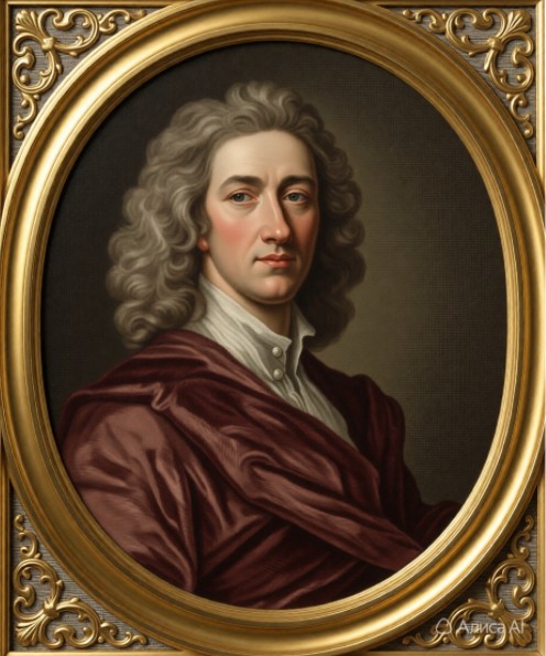 Корнелий де Бруин (де Брёйн). 1652-1727. Изображение восстановлено ИИ.